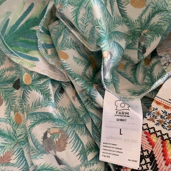 FARM RIO Mixed Prints Bow Sleeveless Midi Dress - Picture 10 of 15